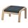 POÄNG - 椅凳, 實木貼皮, 樺木/Hillared 深藍色 | IKEA 線上購物 - PE629078_S1
