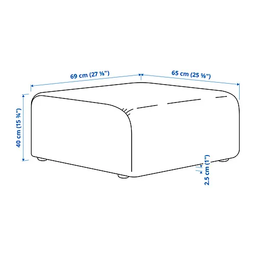 STOCKHOLM 2025 pouffe