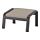 POÄNG - 扶手椅及腳凳, 黑棕色/Hillared 米色 | IKEA 線上購物 - PE629085_S1