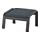 POÄNG - 扶手椅及腳凳, 黑棕色/Hillared 深藍色 | IKEA 線上購物 - PE629088_S1