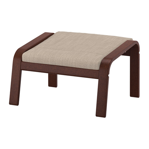 POÄNG - 扶手椅及腳凳, 棕色/Hillared 米色 | IKEA 線上購物 - PE629095_S4