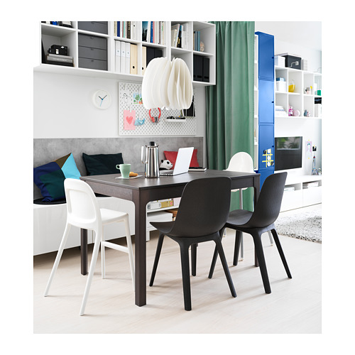 EKEDALEN - 延伸桌, 深棕色 | IKEA 線上購物 - PH162260_S4