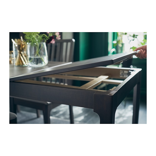 EKEDALEN - 延伸桌, 深棕色 | IKEA 線上購物 - PH145500_S4