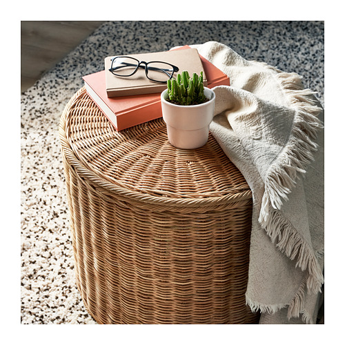 TOLKNING pouffe with storage