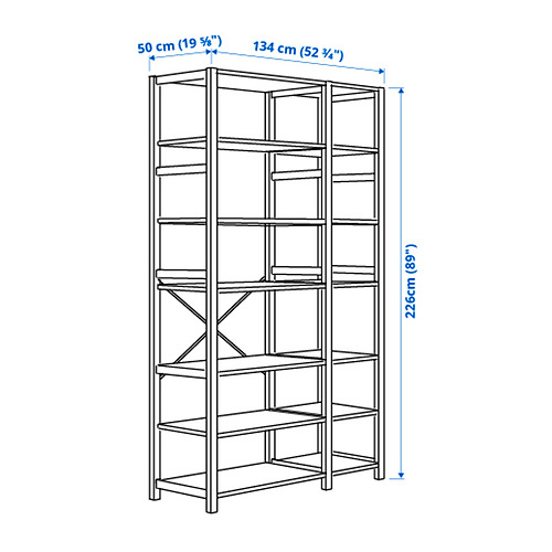 IVAR 2 sections/shelves