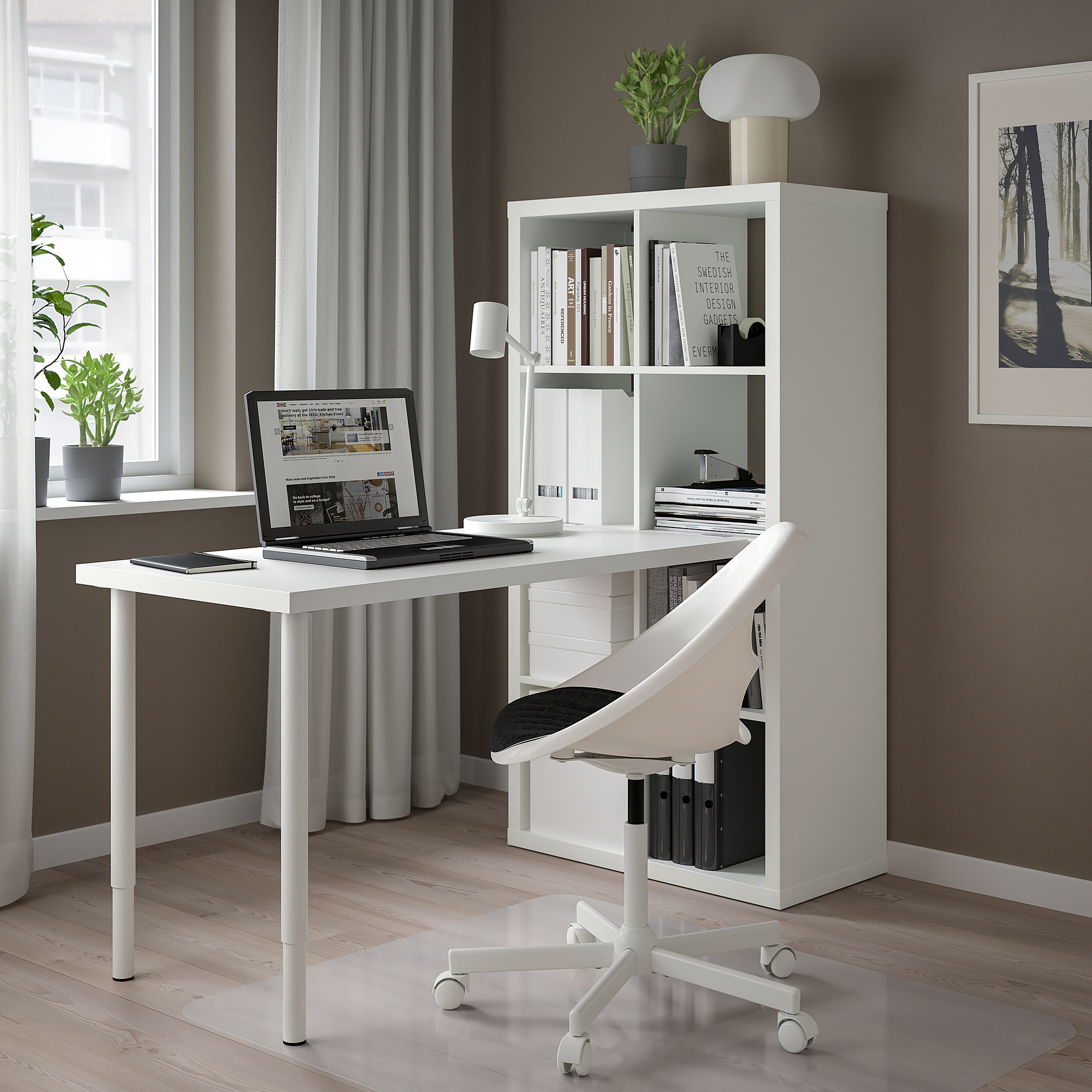 KALLAX/LAGKAPTEN desk combination