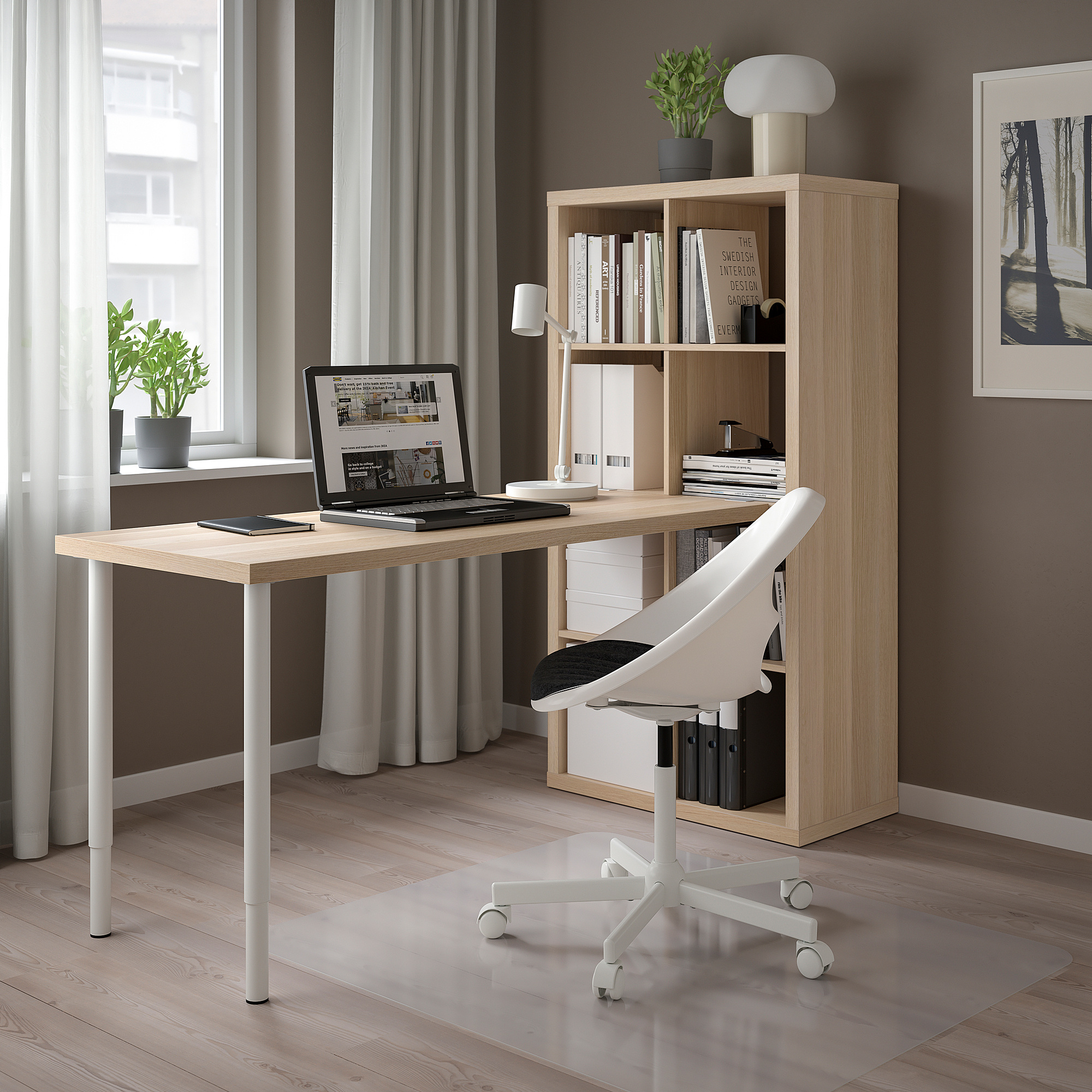 KALLAX/LAGKAPTEN desk combination