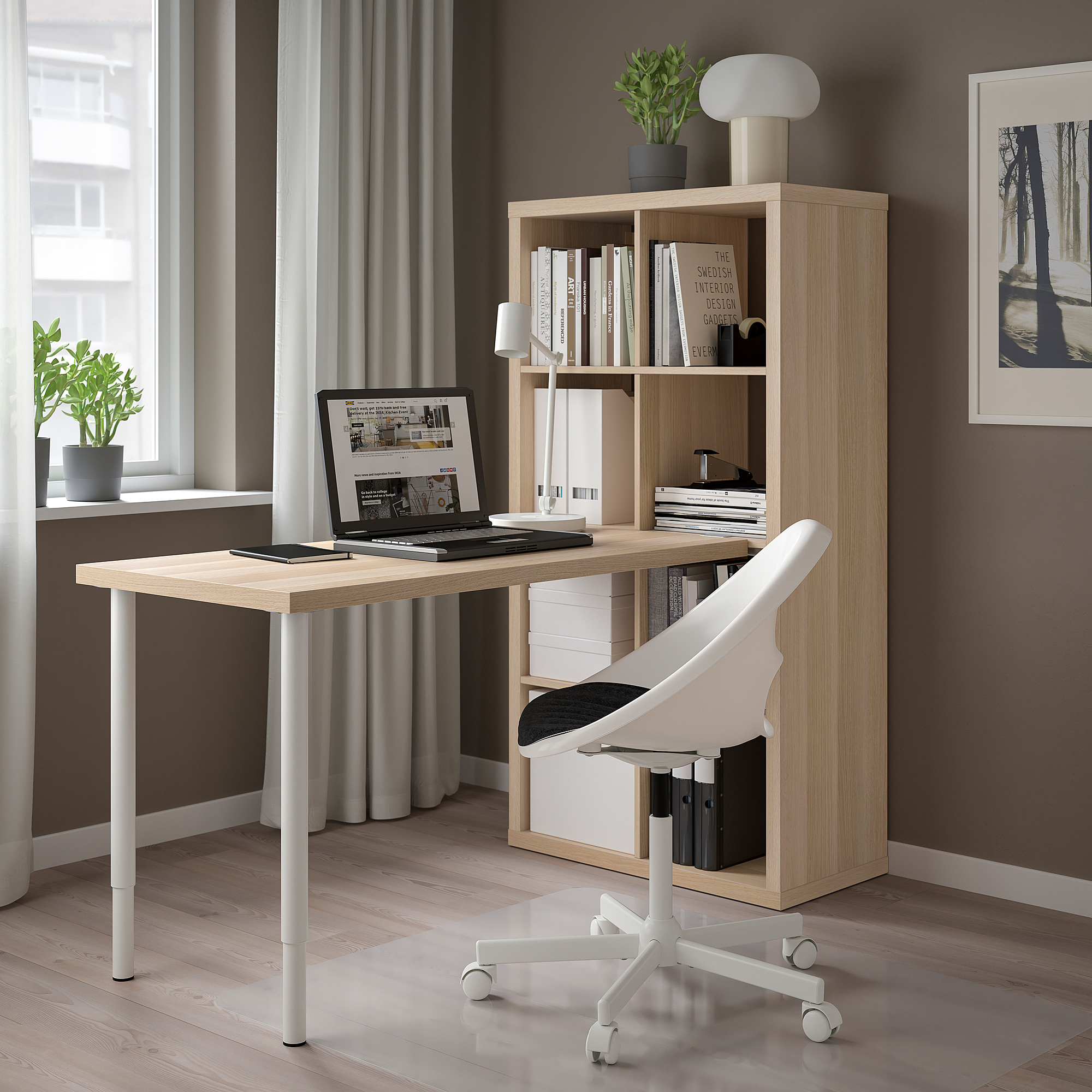 KALLAX/LAGKAPTEN desk combination