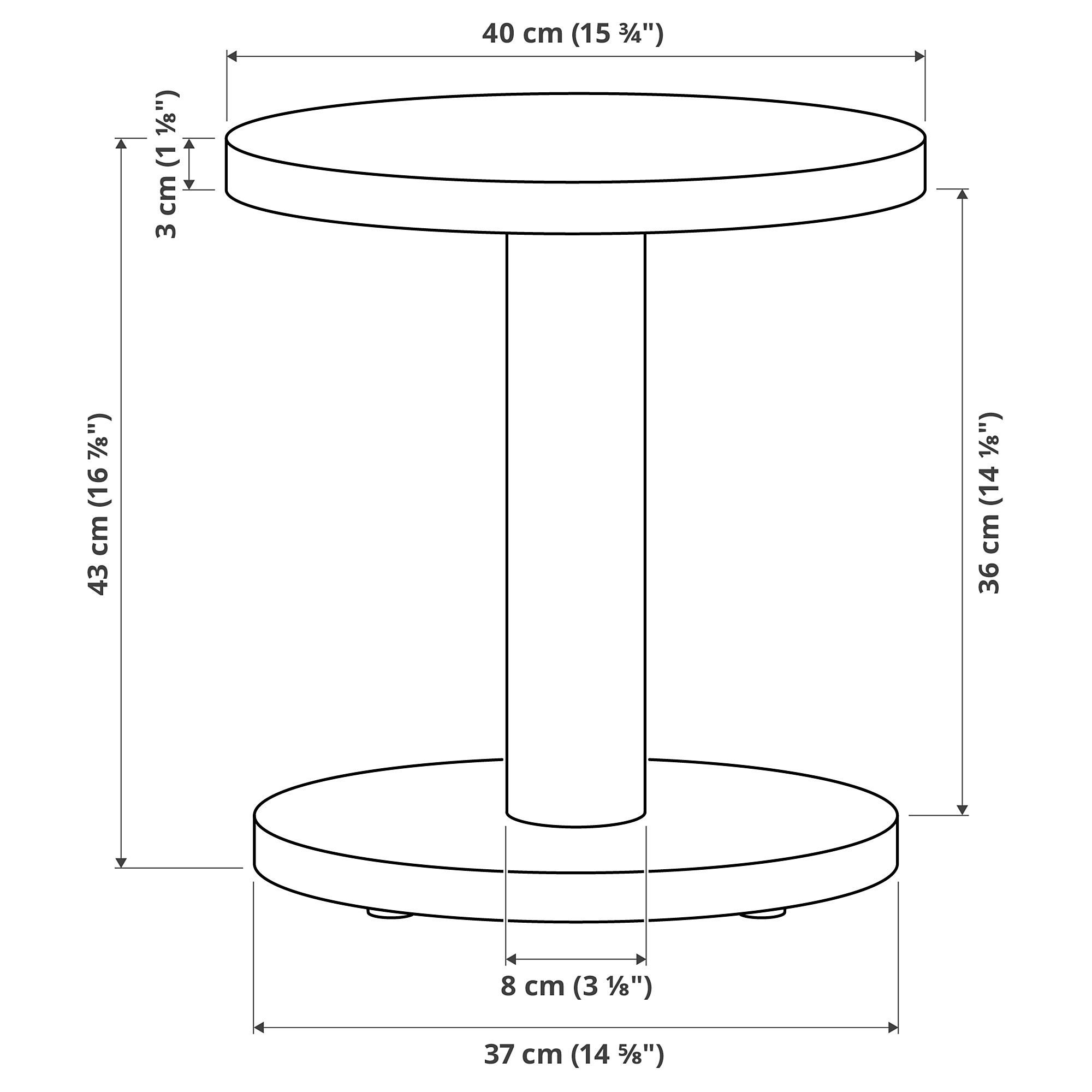STOCKHOLM 2025 side table