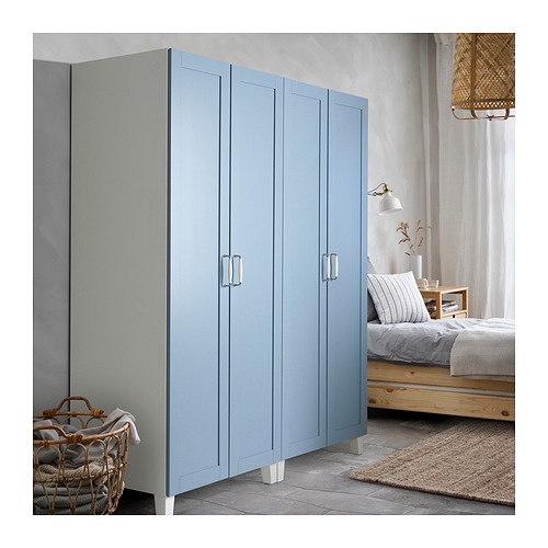 PLATSA wardrobe with 4 doors