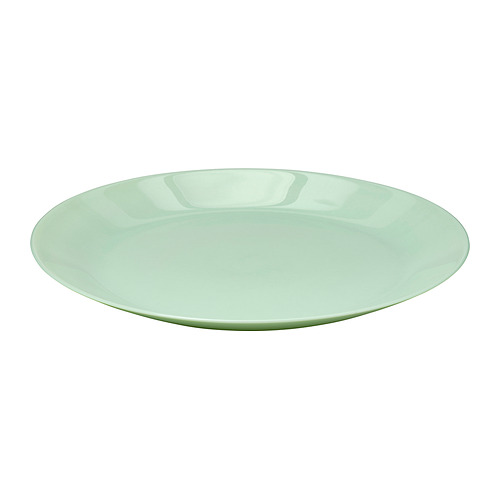 OFTAST - plate, light green, 25 cm | IKEA Taiwan Online - PE967583_S4