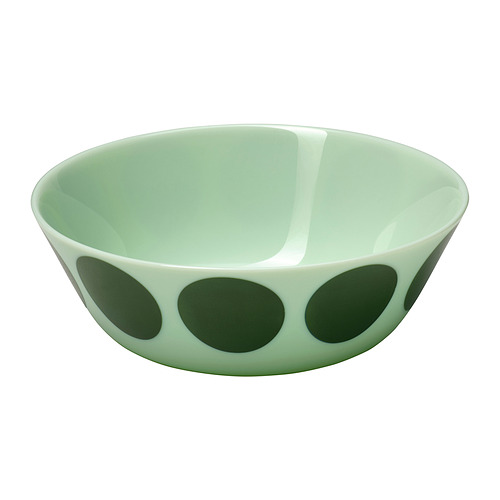 OFTAST - 碗, 淺綠色 綠色/圓點圖案, 15 公分 | IKEA 線上購物 - PE967585_S4