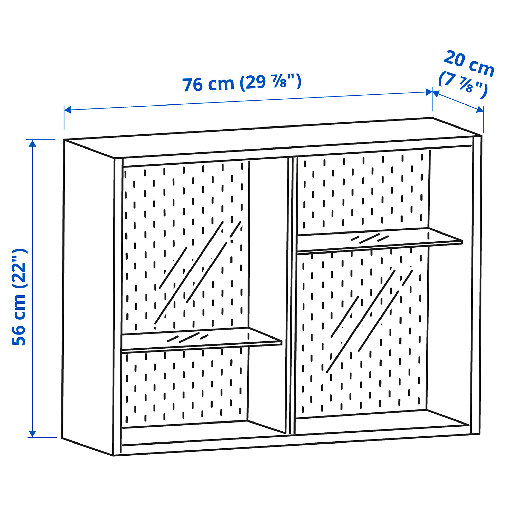 UPPSPEL glass-door cabinet