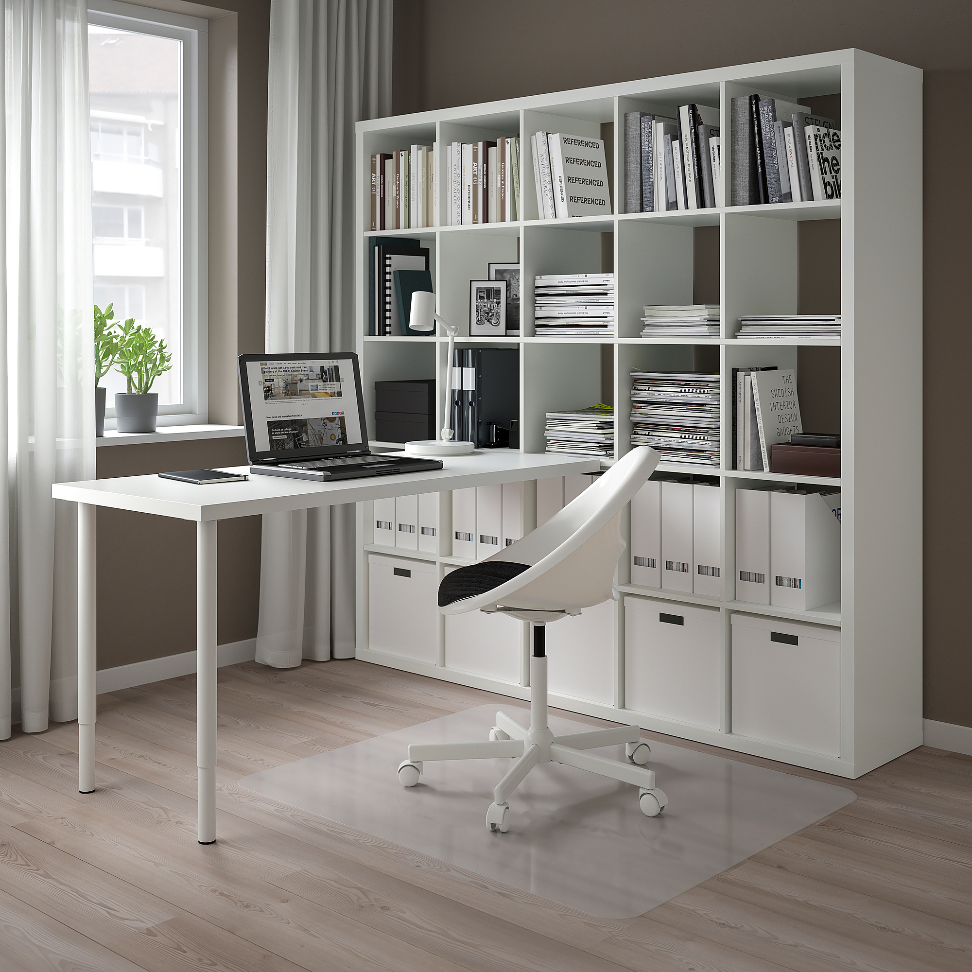 KALLAX/LAGKAPTEN desk combination