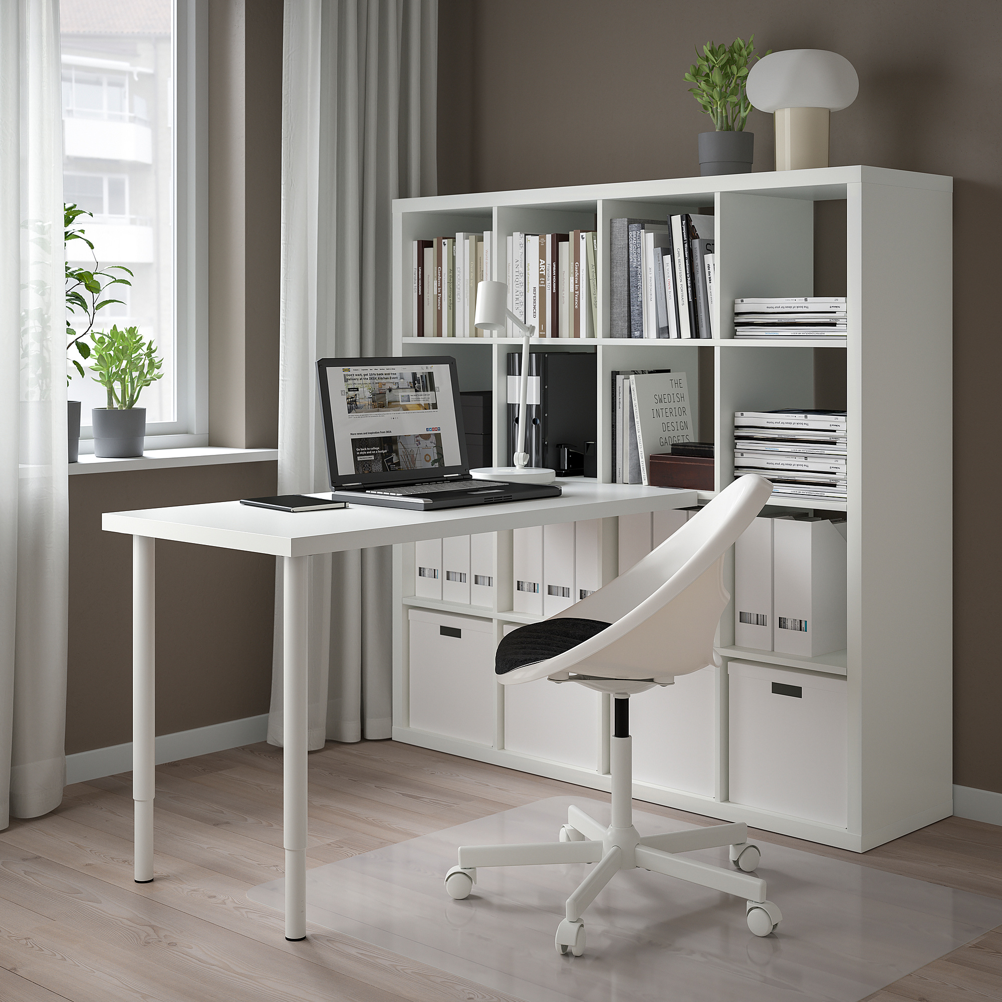 KALLAX/LAGKAPTEN desk combination