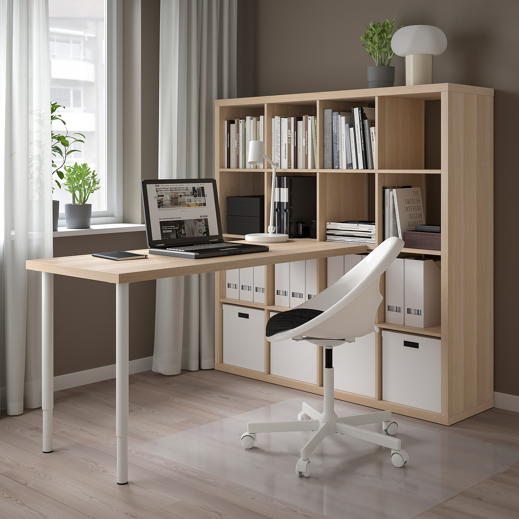 KALLAX/LAGKAPTEN desk combination