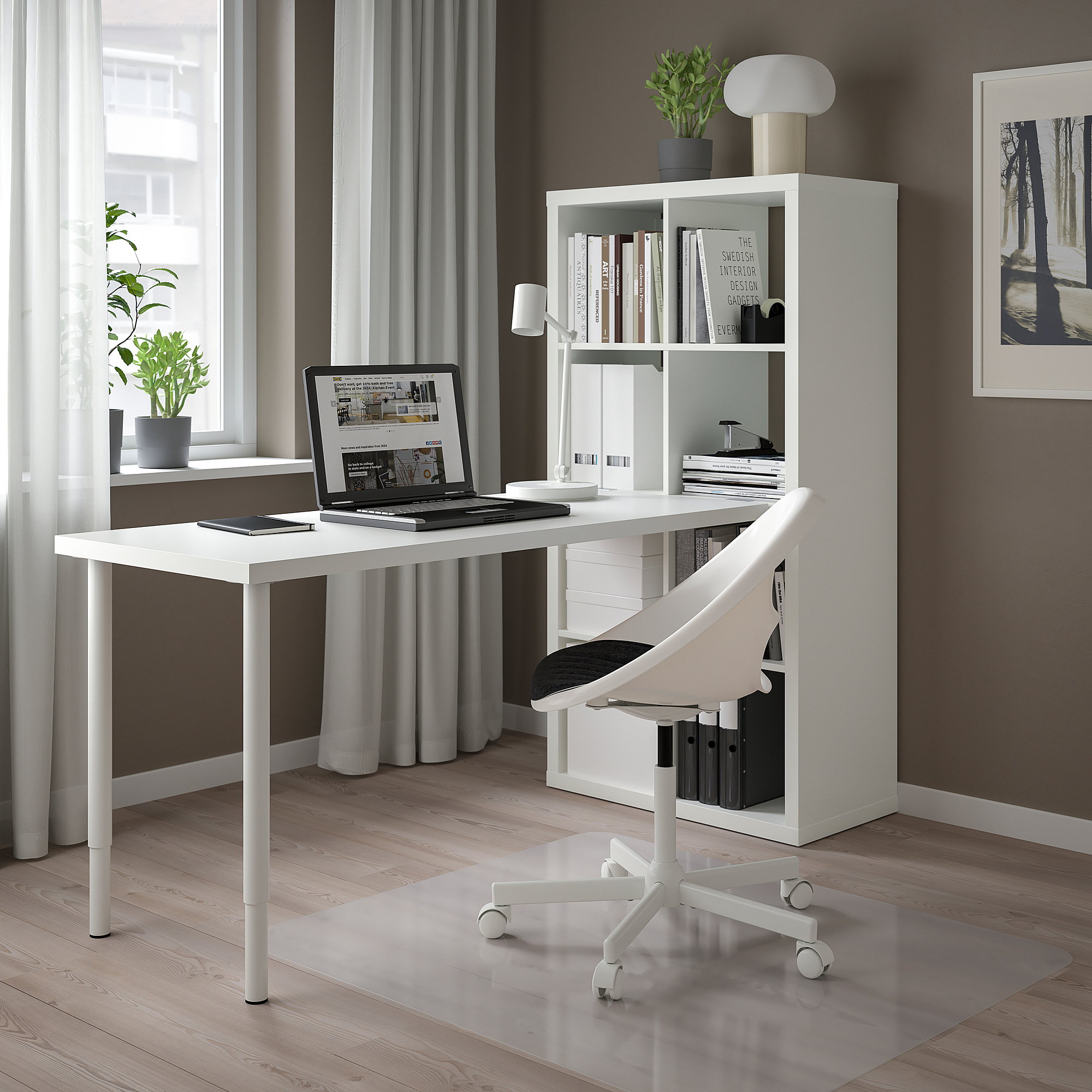 KALLAX/LAGKAPTEN desk combination