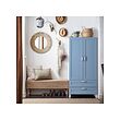 PLATSA wardrobe with 2 doors+2 drawers