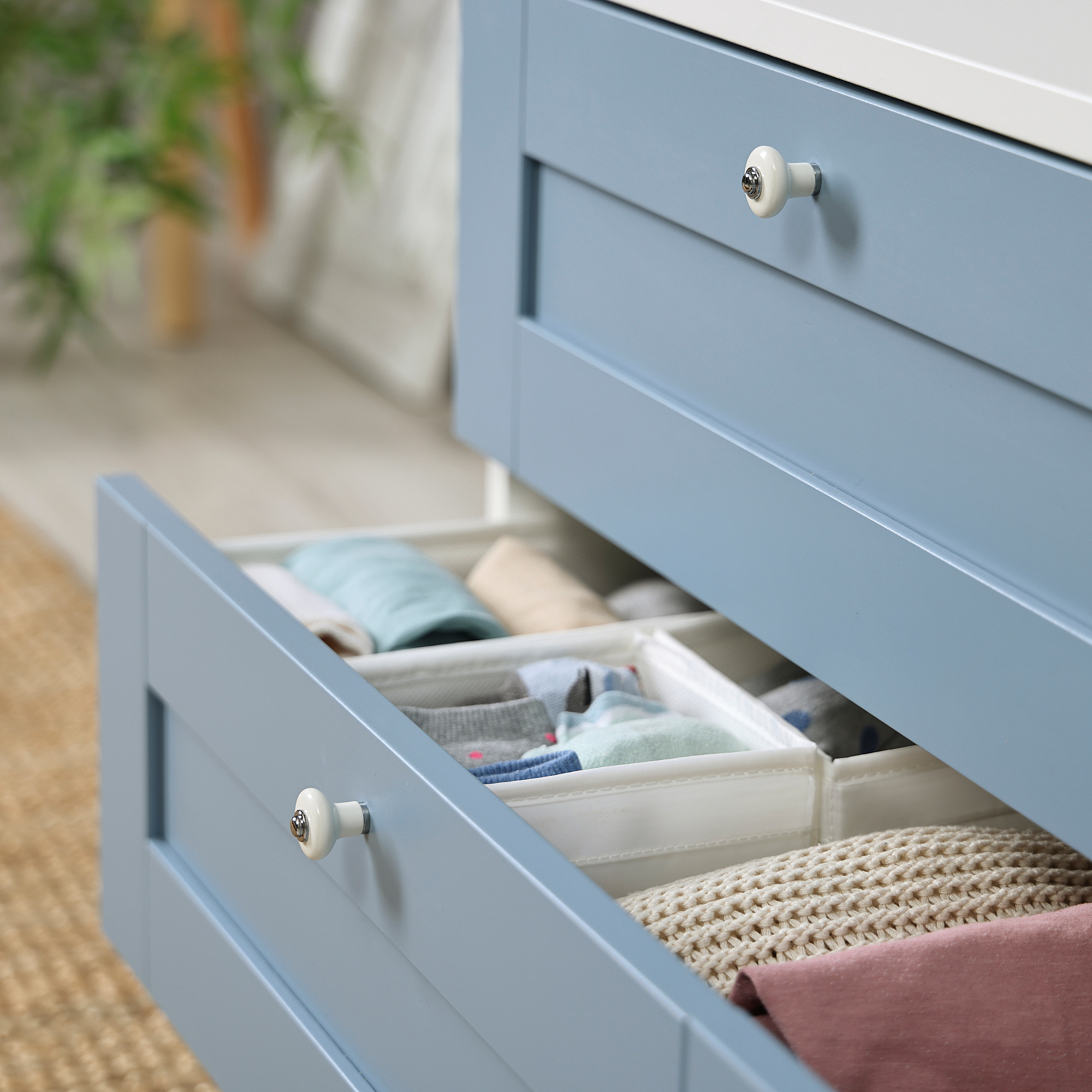 PLATSA chest of 2 drawers
