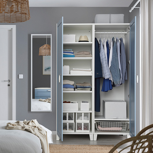 PLATSA wardrobe with 2 doors