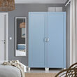 PLATSA wardrobe with 2 doors
