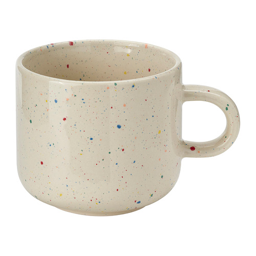 TOBISFISK - 馬克杯, 具圖案/米色, 33 厘升 | IKEA 線上購物 - PE967647_S4