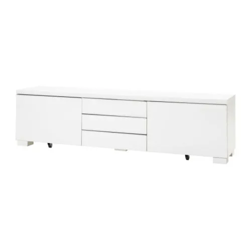 BESTÅ BURS - 電視櫃, 高亮面 白色, 180x41x49 公分 | IKEA 線上購物 - PE175906_S4