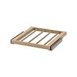 KOMPLEMENT - pull-out trouser hanger, white stained oak effect, 50x58 cm | IKEA Taiwan Online - PE766955_S2 