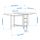 NORDEN - gateleg table, white | IKEA Taiwan Online - PE822732_S1