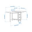 NORDEN/KYRRE table and 4 stools
