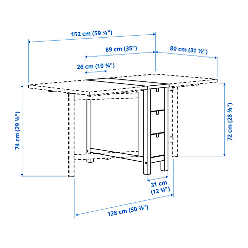 NORDEN gateleg table