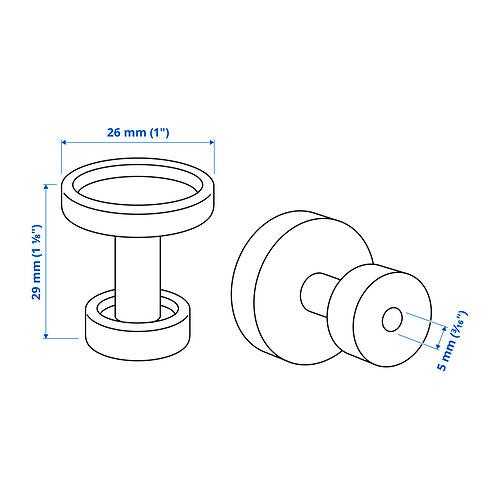 SKRUVSHULT knob