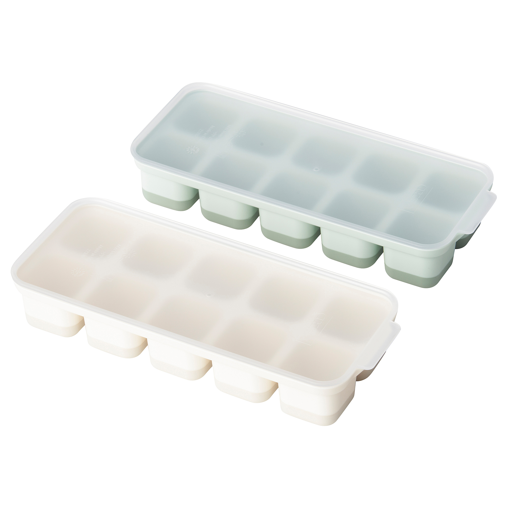 SPJUTROCKA ice cube tray with lid