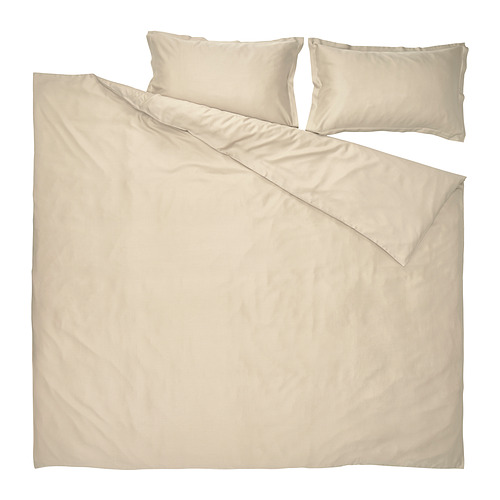 LÄKEVÄNDEROT duvet cover and 2 pillowcases