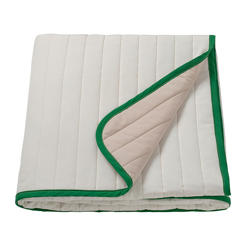 VETEJORDFLY - bedspread, white/beige, 160x250 cm | IKEA Taiwan Online - PE967699_S4