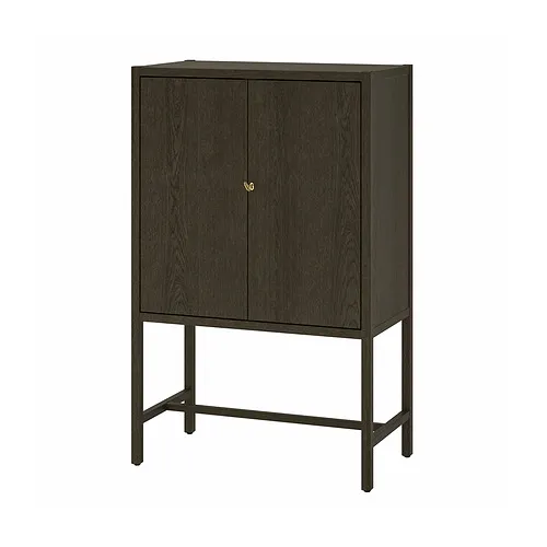 STOCKHOLM 2025 - 雙門櫃, 實木貼皮, 橡木/深棕色 | IKEA 線上購物 - PE967718_S4