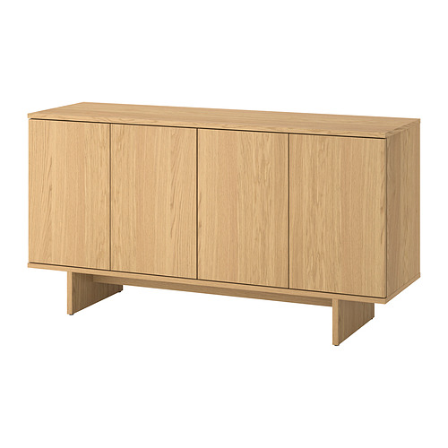 STOCKHOLM 2025 - sideboard, oak veneer, 161x42x83 cm | IKEA Taiwan Online - PE967720_S4