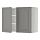 METOD - wall cabinet with shelves/2 doors, white/Bodbyn grey | IKEA Taiwan Online - PE352284_S1