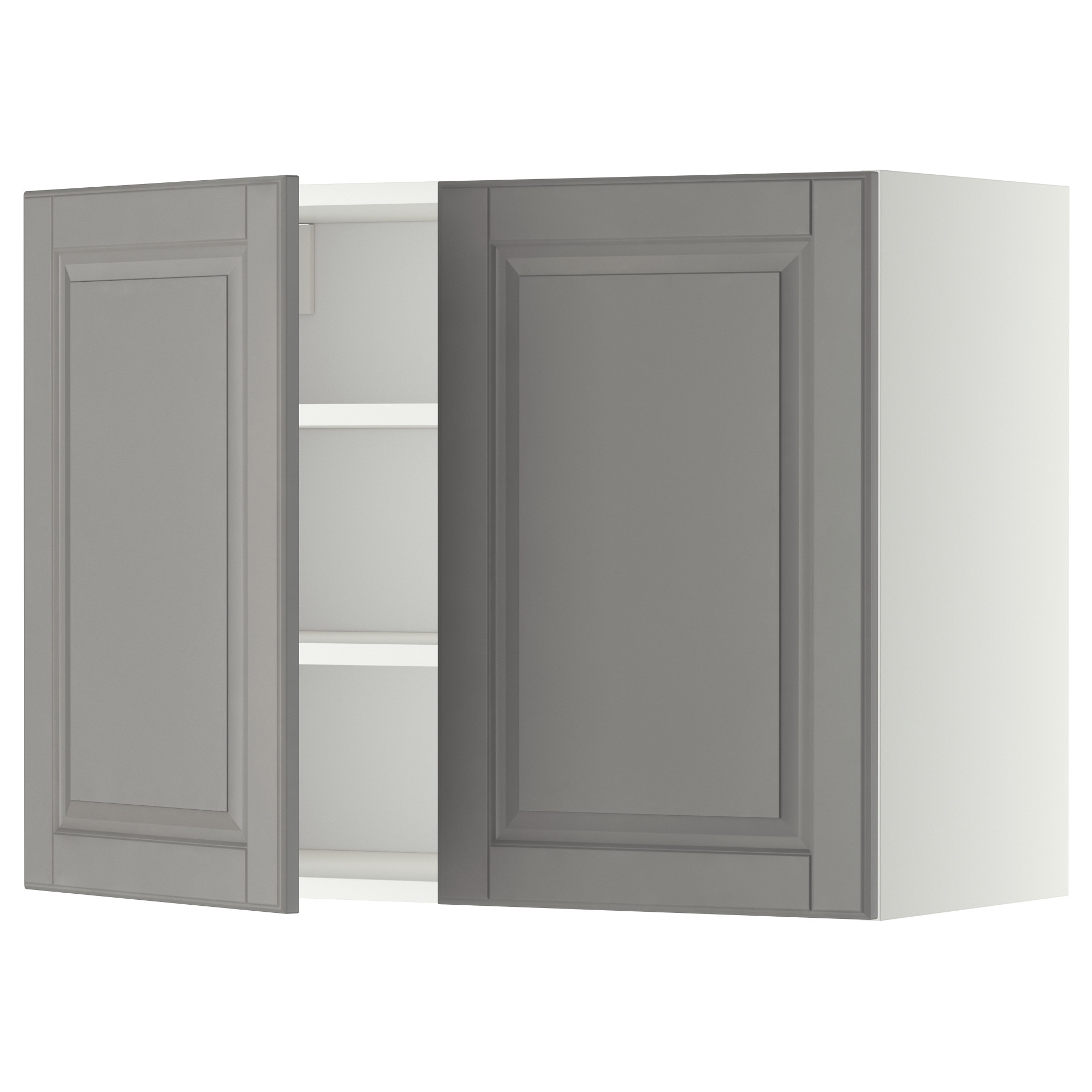 METOD wall cabinet with shelves/2 doors