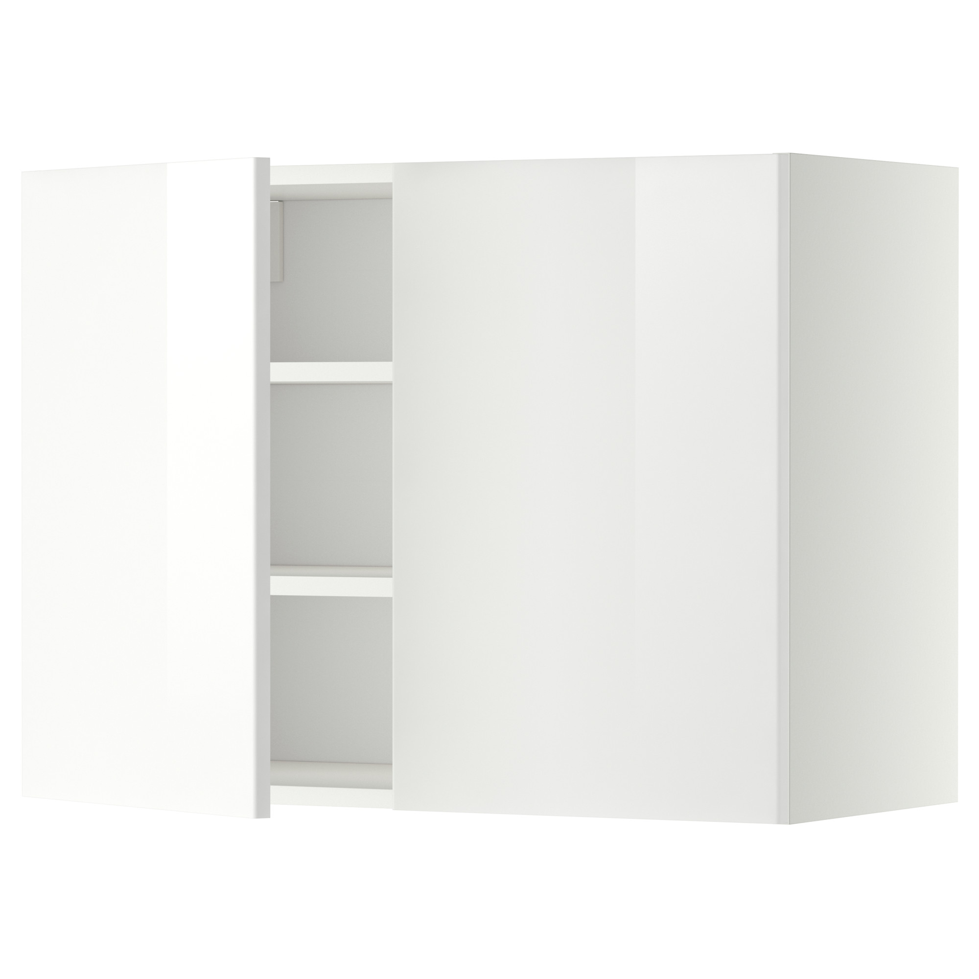 METOD wall cabinet with shelves/2 doors