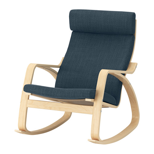 POÄNG - 搖椅, 實木貼皮, 樺木/Hillared 深藍色 | IKEA 線上購物 - PE629322_S4