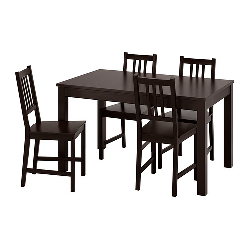 LANEBERG/STEFAN 餐桌附4張餐椅