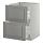 METOD - base cb 2 fronts/2 high drawers, white Maximera/Bodbyn grey | IKEA Taiwan Online - PE350755_S1