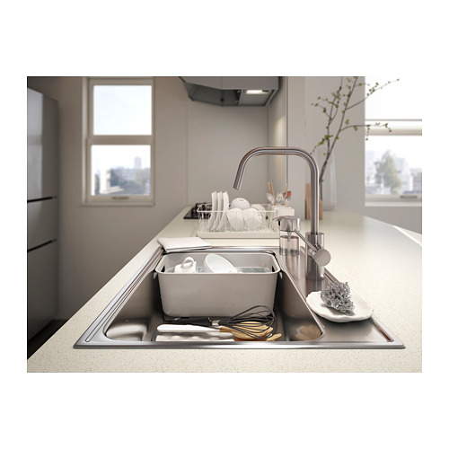 GRUNDVATTNET - 活動式洗滌槽, 灰色 | IKEA 線上購物 - PH143879_S4