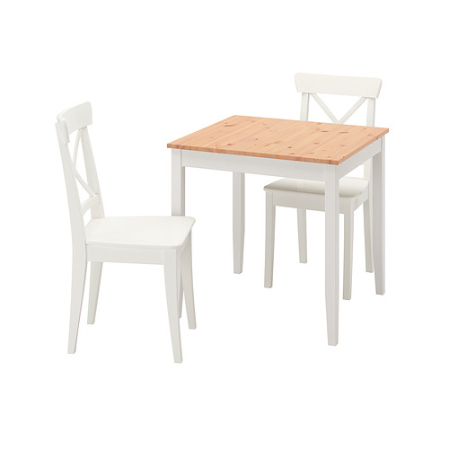 LERHAMN/INGOLF - table and 2 chairs | IKEA Taiwan Online - PE865156_S4