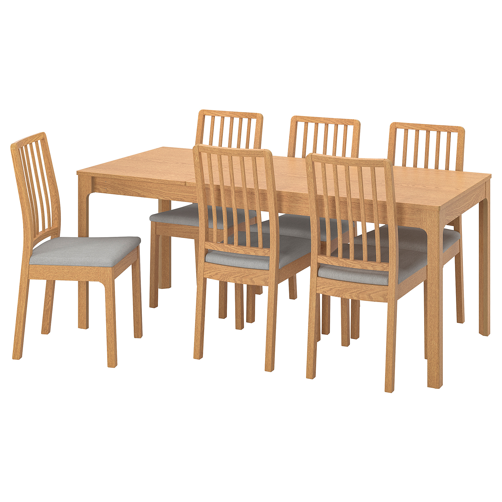 EKEDALEN/EKEDALEN table and 6 chairs