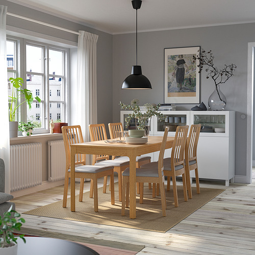 EKEDALEN/EKEDALEN table and 6 chairs