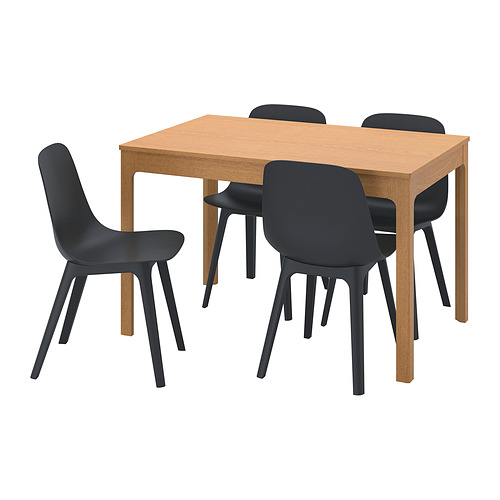 EKEDALEN/ODGER table and 4 chairs