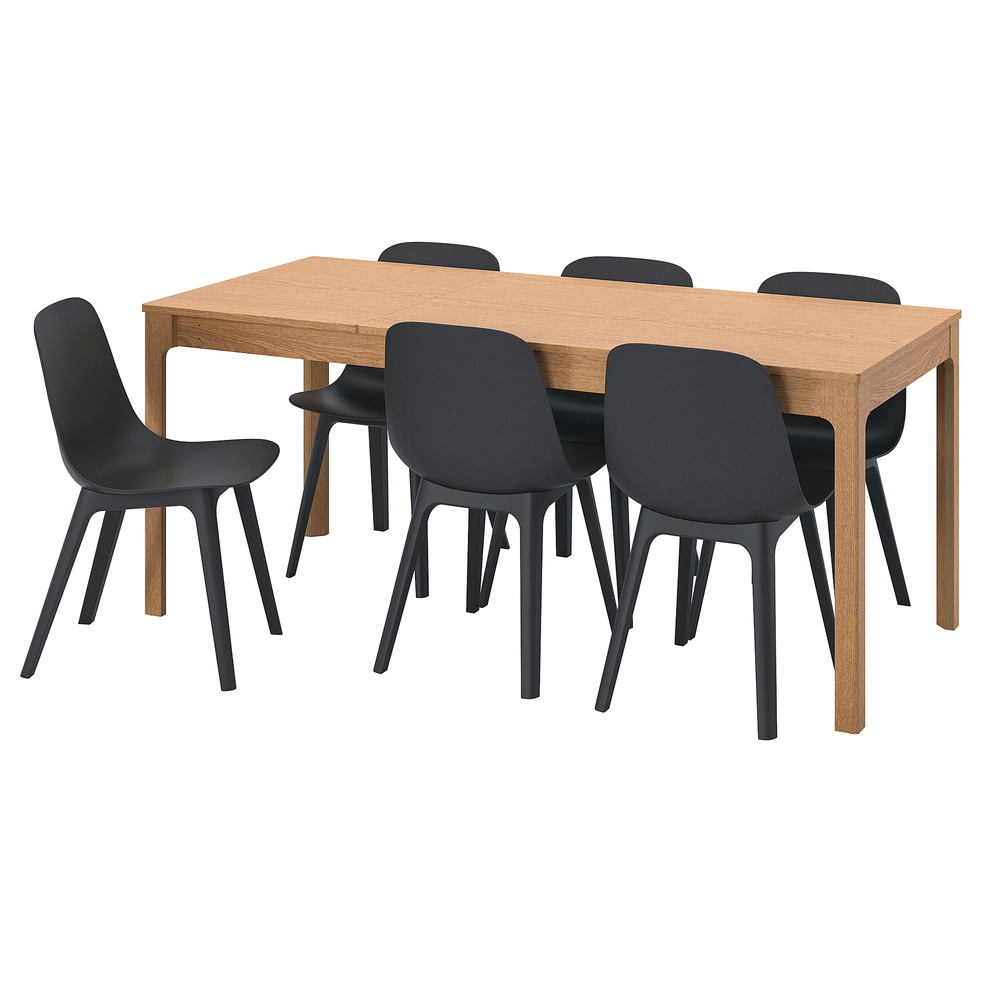 EKEDALEN/ODGER table and 6 chairs