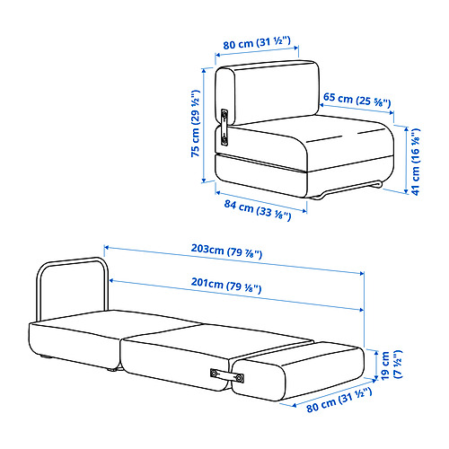 IKEA PS 2026 單人沙發床